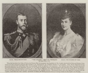 グラフィックの結婚式の肖像画 作： Samuel Luke Fildes
